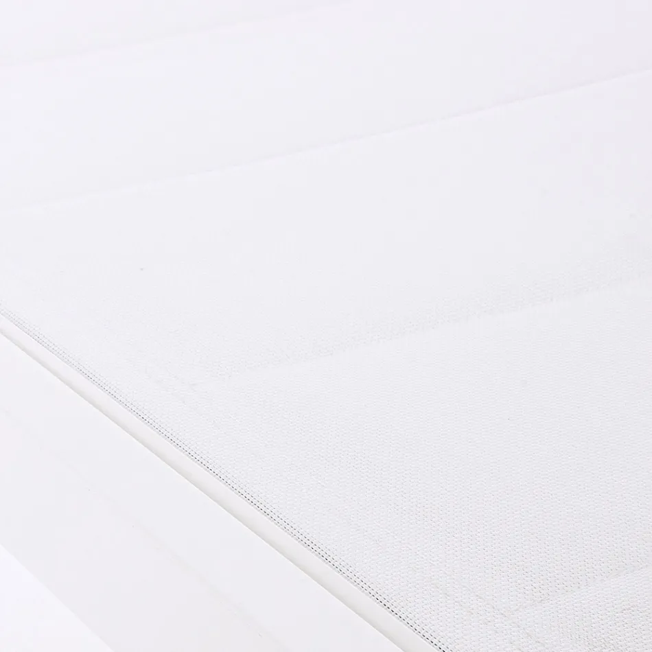 Transat de jardin moderne en aluminium avec roulettes pour l'extérieur - Franz Viadurini