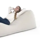 Lit bébé d'intérieur Maestrale en tissu lin blanc Viadurini