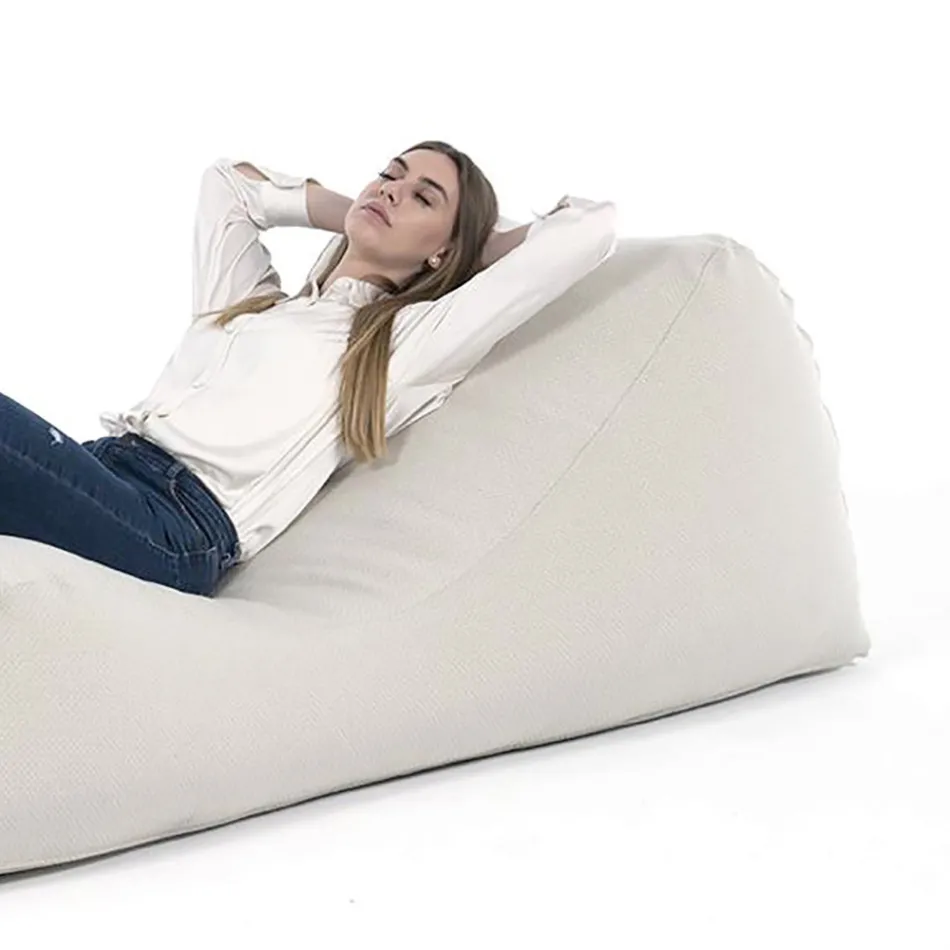 Lit bébé d'intérieur Maestrale en tissu lin blanc Viadurini