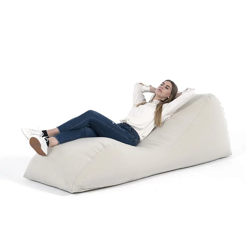 Lit bébé d'intérieur Maestrale en tissu lin blanc Viadurini