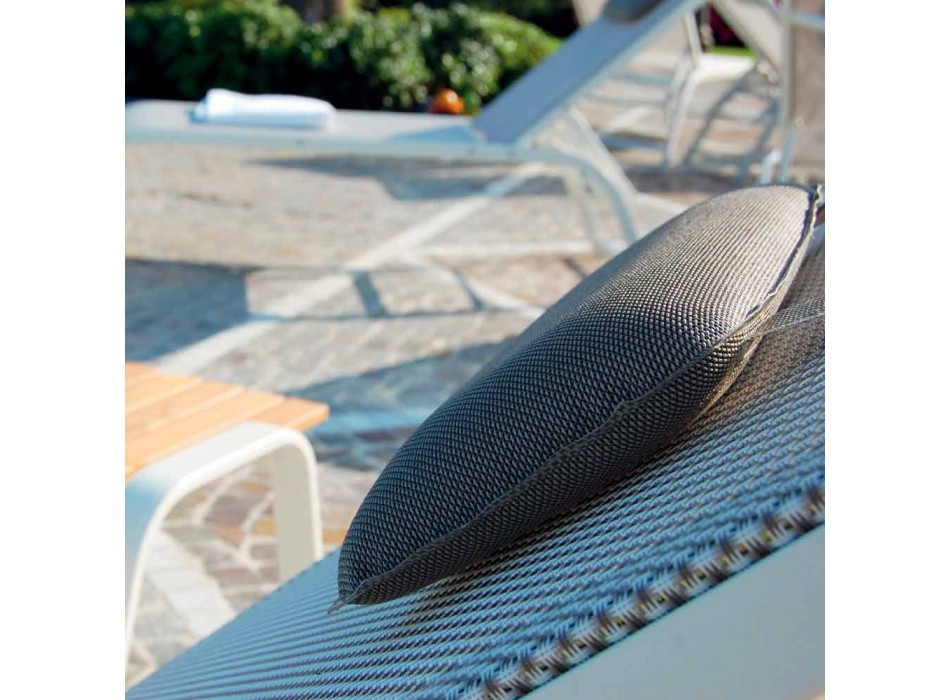 Bain de soleil en aluminium de haute qualité fabriqué en Italie, 2 pièces - Dexter Viadurini