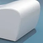 Lit relax en cuir imitation blanche vague Trona nautique made in Italy Viadurini