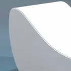 Lit relax en cuir imitation blanche vague Trona nautique made in Italy Viadurini