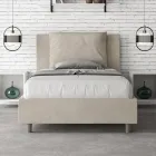 Tête de lit 120x200 cm avec coussins en microfibre, fabriquée en Italie - Olympics Viadurini