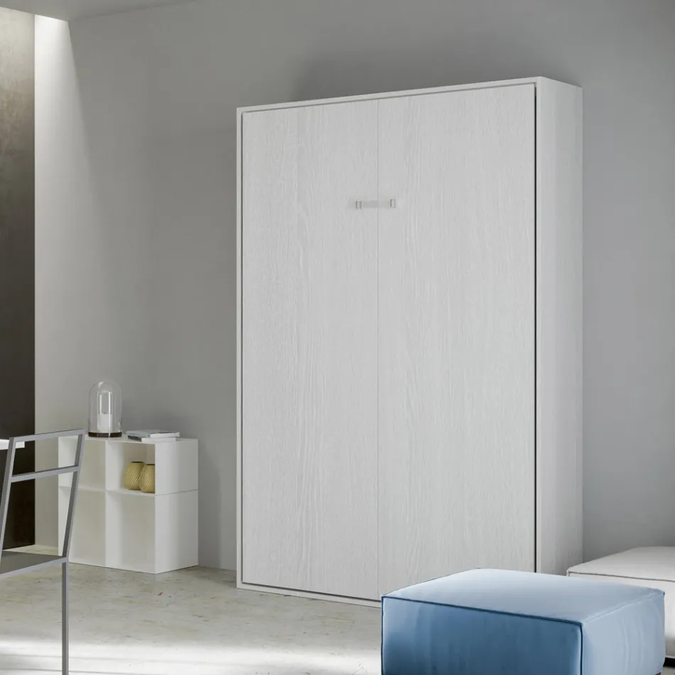 Lit Queen Size escamotable verticalement, différentes finitions - Magicompare Viadurini