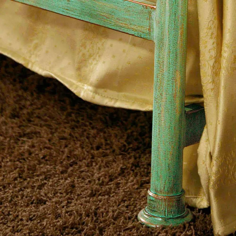 Lit et cuivre moitié Gabriella fer vert battus Viadurini