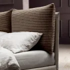 Lit Double 160x190 avec 2 Oreillers Moelleux en Tête de Lit - Tramonti Viadurini