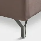 Lit Double 160x190 avec Finition Matelassée Géométrique - Ciottolino Viadurini