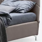 Lit Double 160x190 avec Finition Matelassée Géométrique - Ciottolino Viadurini