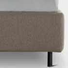 Lit Double 160x190 avec Lignes Courbes et Boutons Fabriqué en Italie - Oriente Viadurini