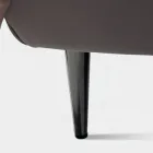 Lit Double 160x190 avec Tête de Lit Haute et Matelassée Made in Italy - Sallie Viadurini