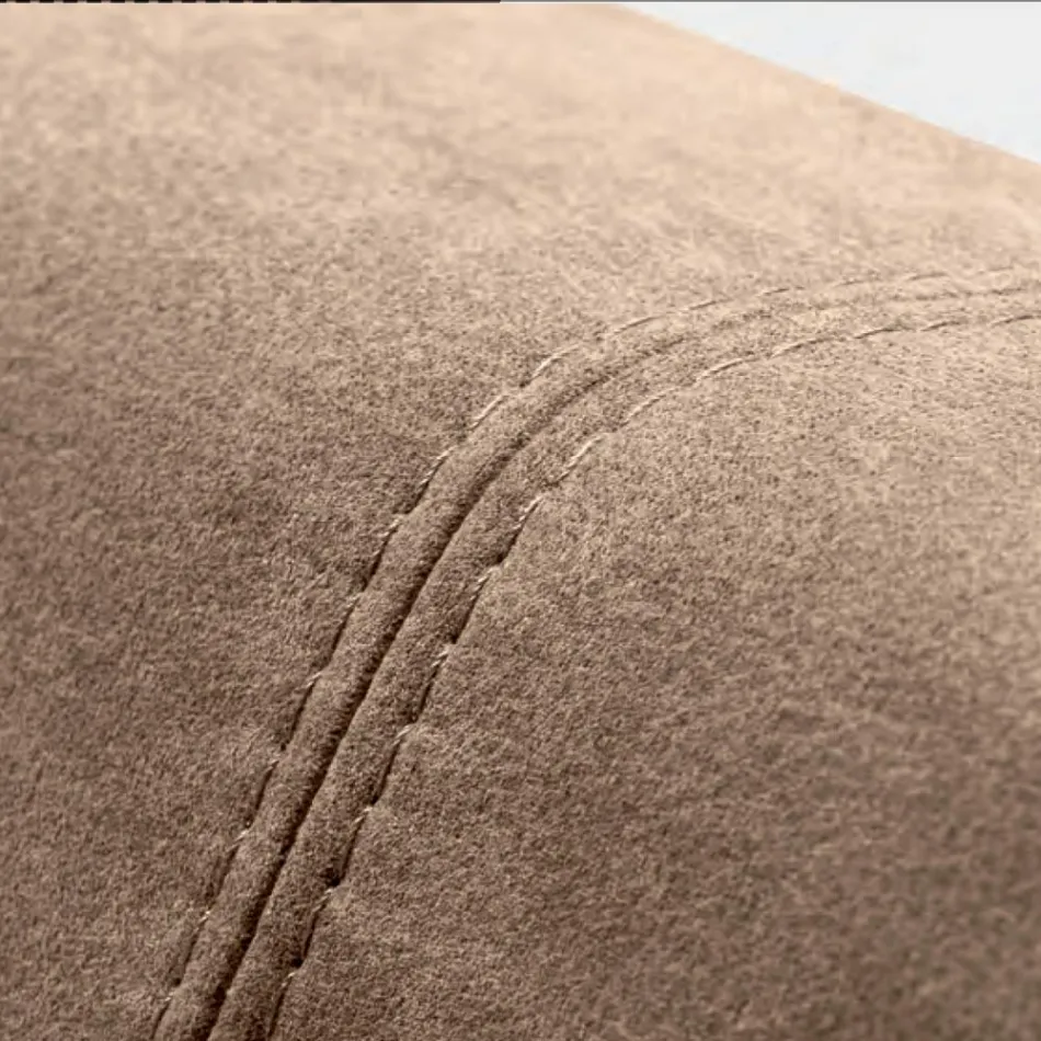 Lit Double 160x190 avec Tête de Lit Courbée et Épaisseur Importante - Magie Viadurini