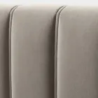 Lit Double 160x190 avec Matelassage à Larges Bandes Verticales - Magan Viadurini