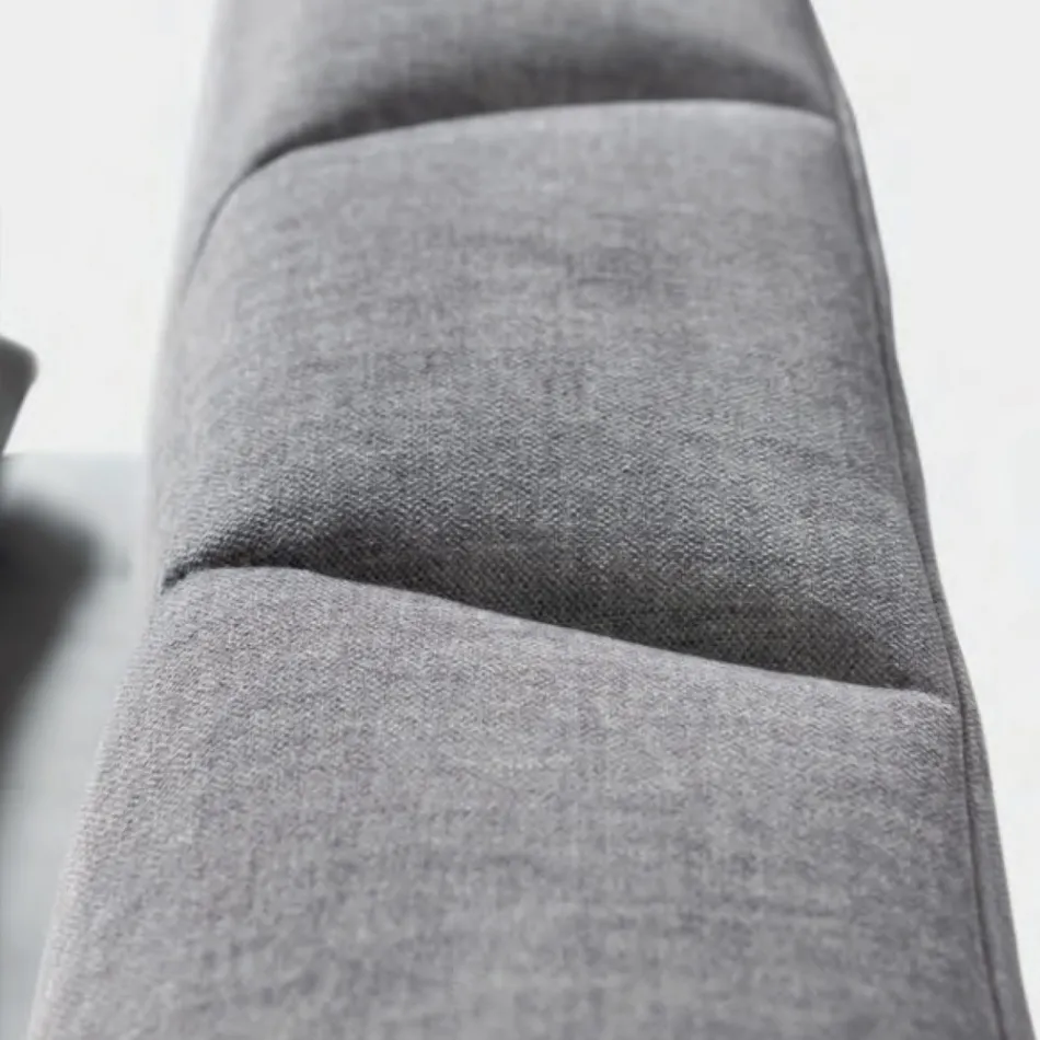 Lit Double 160x190 avec Matelassage Courbes Croisées - Tournesol Viadurini