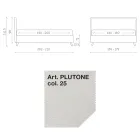 Lit Double 160x190 en Tissu avec Pieds en Métal Fabriqué en Italie - Dreams Viadurini