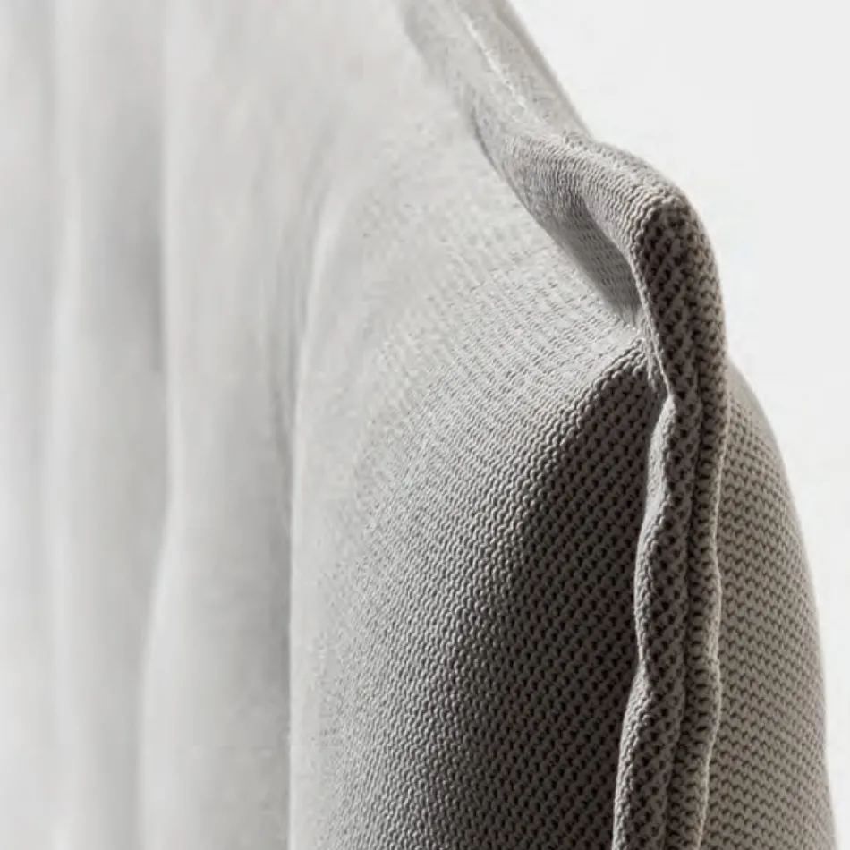 Lit Double 160x190 en Tissu avec Tête de Lit à Boutons Fabriqué en Italie - Dreams Viadurini