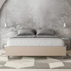 Lit double 160x200 cm revêtu de similicuir, fabriqué en Italie - Athlete Viadurini