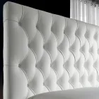 Lit Double Capitonné avec Rangement en Option Fabriqué en Italie - Sciocco Viadurini