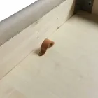 Lit double avec rangement, design classique, Chantal by Bolzan Viadurini