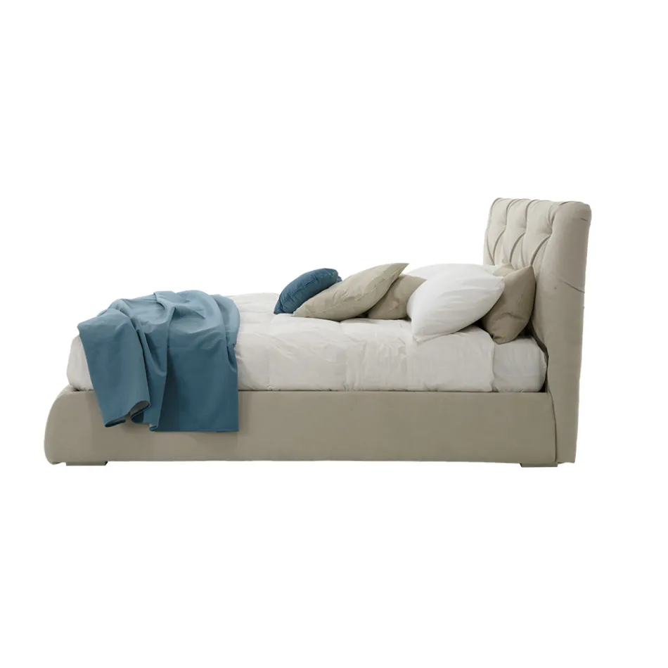 Lit Double avec Conteneur au Design Moderne Fabriqué en Italie – Gaven Viadurini