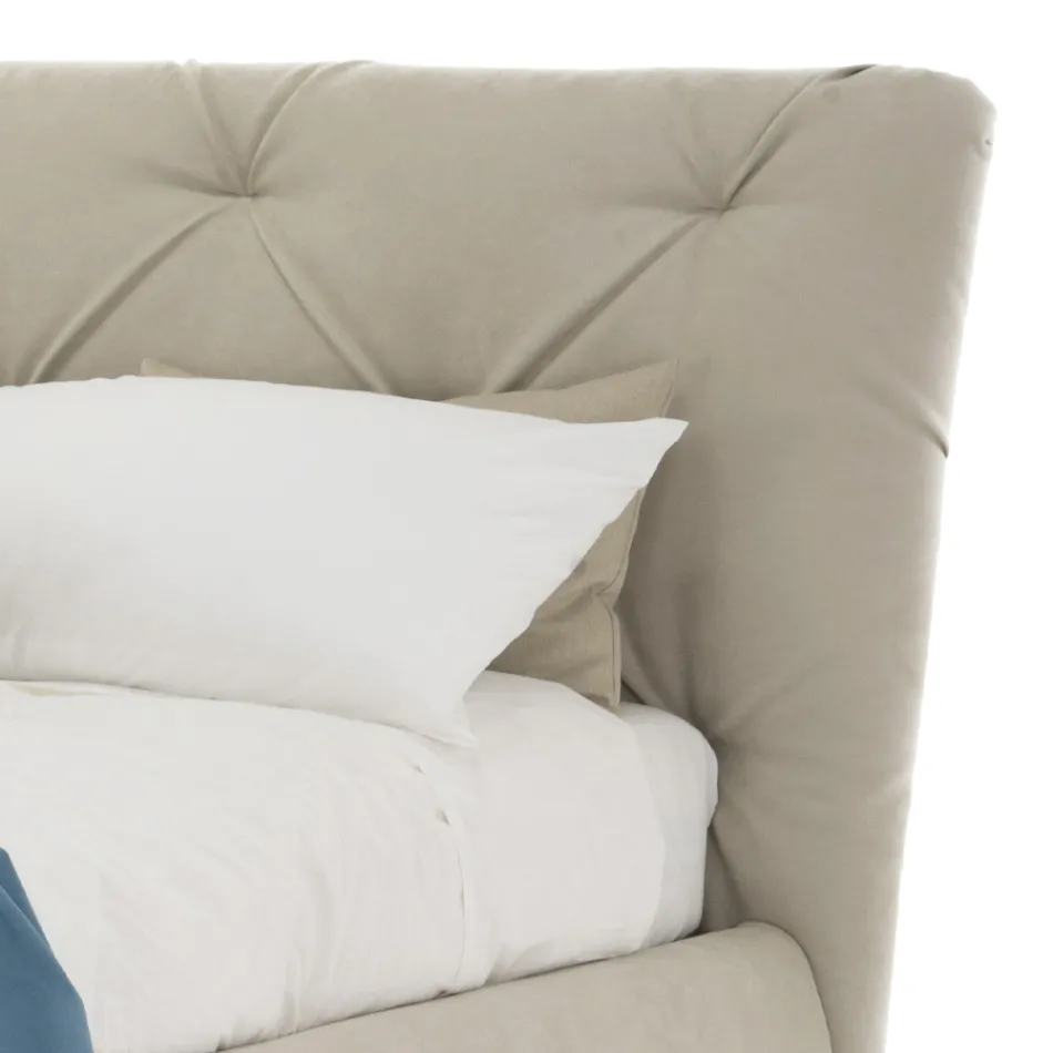 Lit Double avec Conteneur au Design Moderne Fabriqué en Italie – Gaven Viadurini