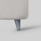 Lit double avec rangement en option, 2 tables de chevet et matelas - Fiuto Viadurini