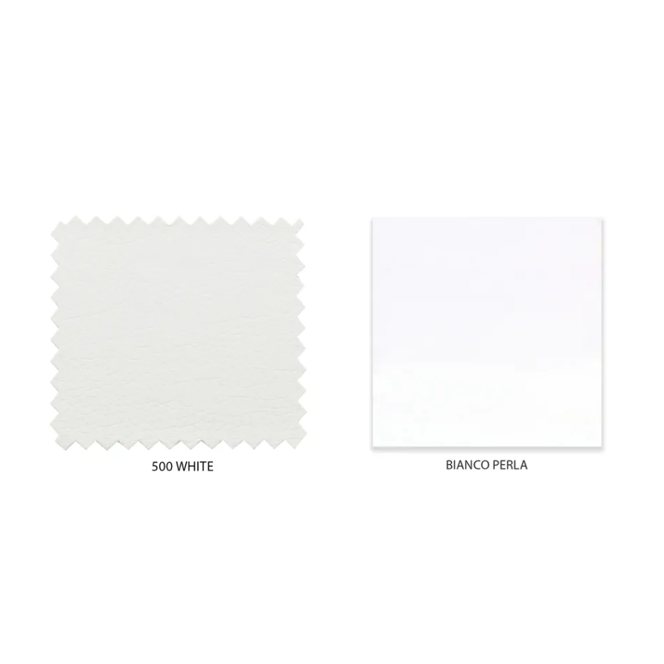 Lit double avec rangement en option, 2 tables de chevet et matelas - Fiuto Viadurini