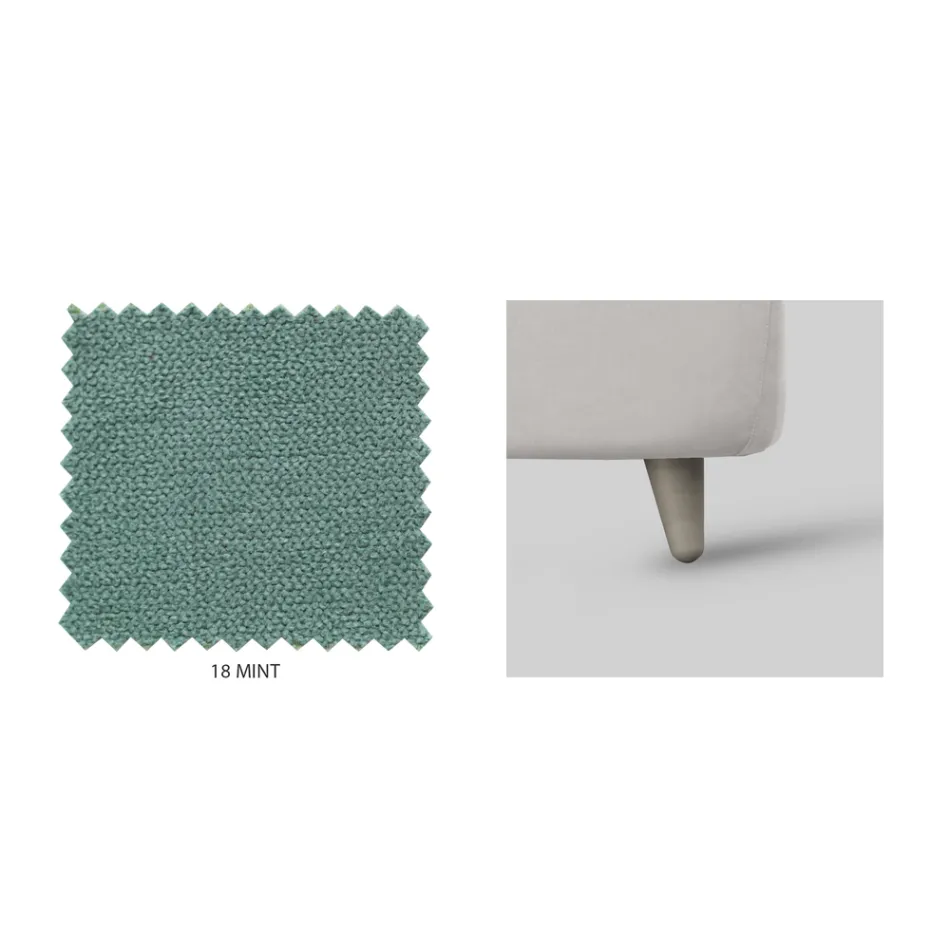 Lit double avec rangement en option fabriqué en Italie - Ciccio Viadurini