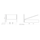 Lit double avec rangement en option fabriqué en Italie - Ciccio Viadurini