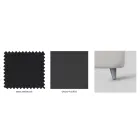 Lit double avec cadre de lit rembourré Made in Italy - Shadow Viadurini