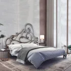 Lit double avec cadre de lit en fer Made in Italy - Pongo Viadurini