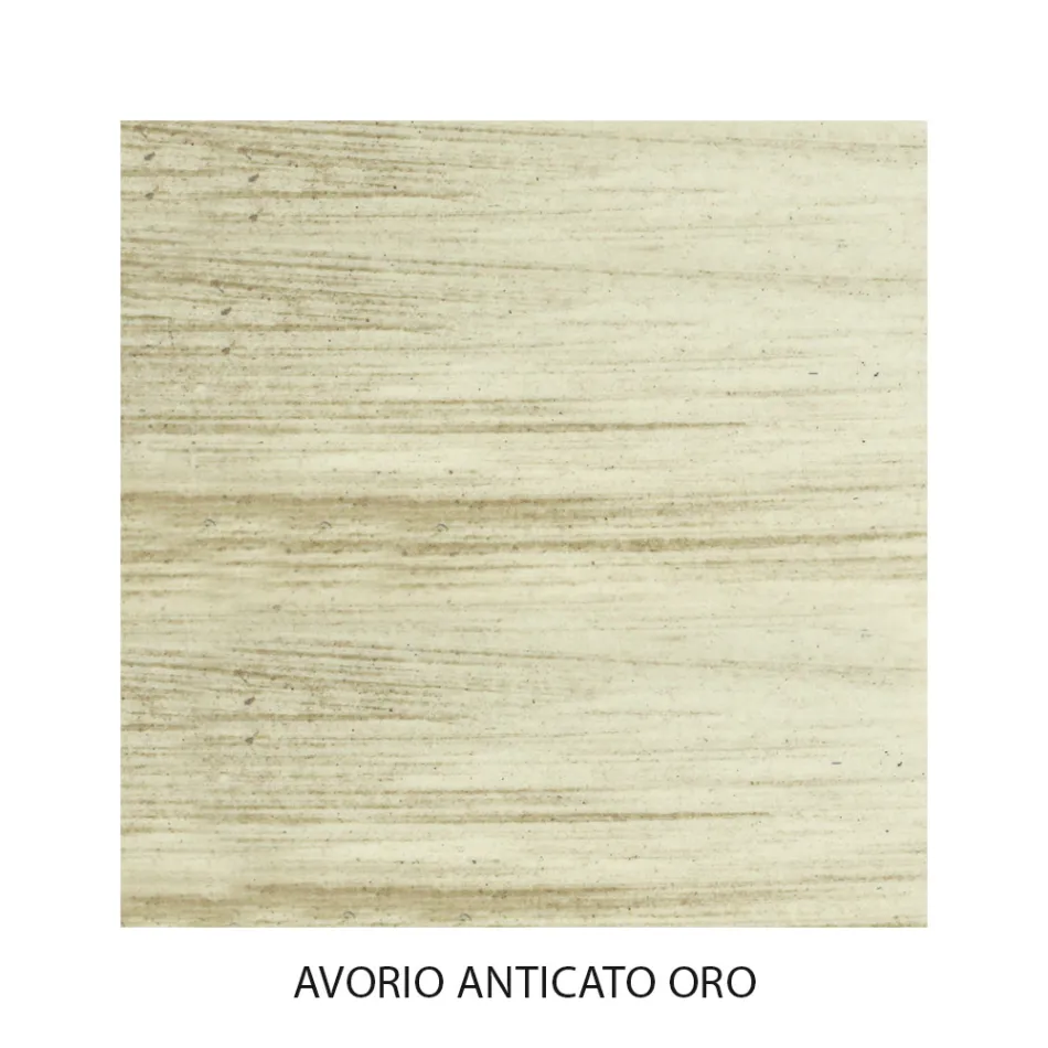 Lit double avec pied de lit en fer coordonné Made in Italy - Penny Viadurini