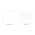 Lit double avec pied de lit assorti, matelas et 2 tables de chevet - Nebbia Viadurini