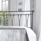 Lit double avec pied de lit en différentes finitions Made in Italy - Finition Viadurini