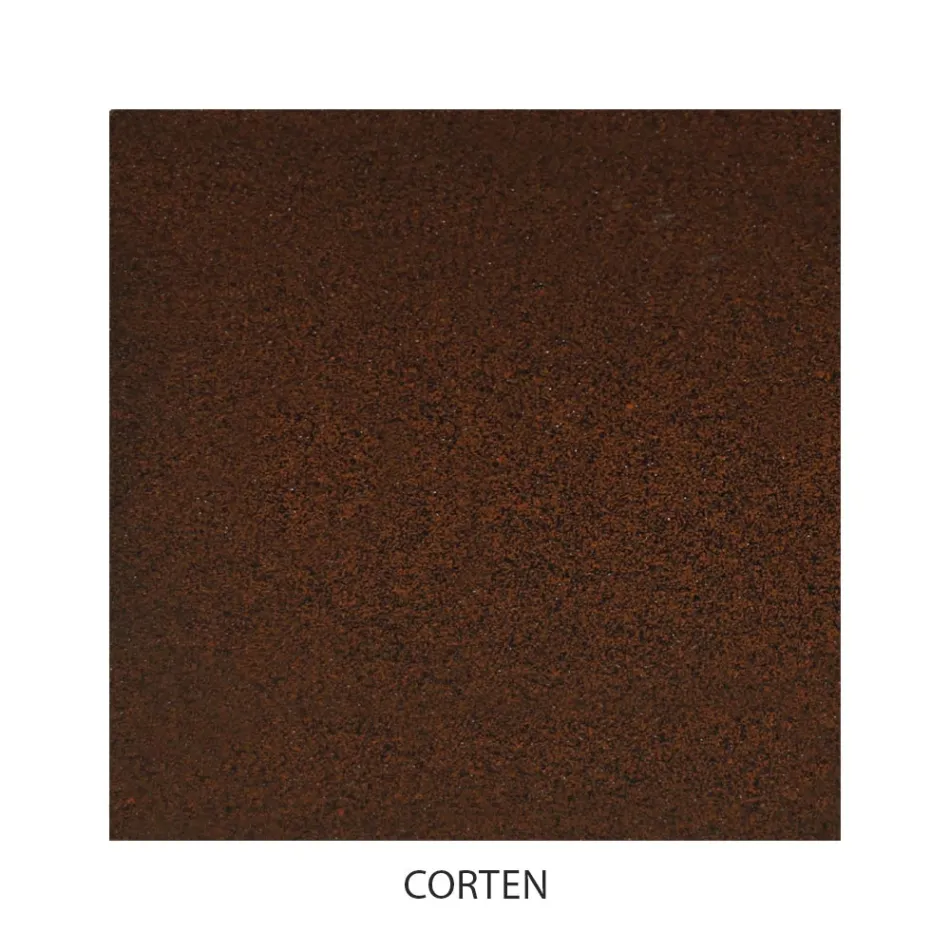 Lit double avec tête de lit en fer tubulaire Made in Italy - Kenzo Viadurini