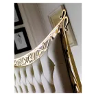 Lit Double de Style Classique en Fer et Cuir Fabriqué en Italie - King Viadurini