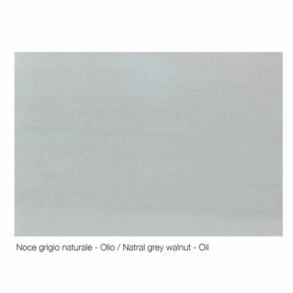 Lit double design avec tête de lit rembourrée en cuir Menardo Viadurini