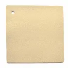 Lit double design avec tête de lit rembourrée en cuir Menardo Viadurini