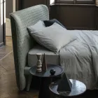 Lit double, sans conteneur, design contemporain Corolle by Bolzan Viadurini