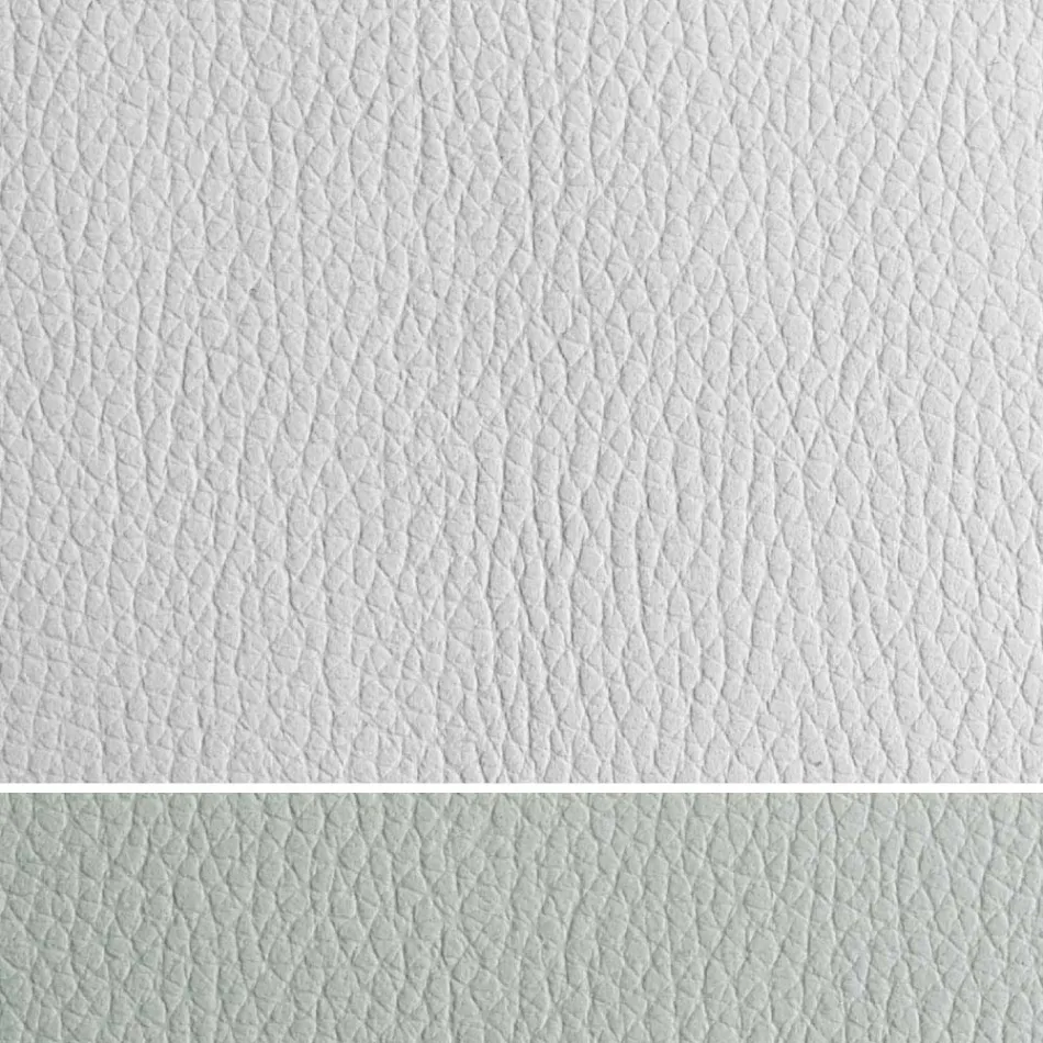 Lit double rembourré avec commode en éco-cuir ou tissu - Notre Dame Viadurini