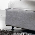 Lit Lit rembourré avec conteneur de levage 160x190 / 200cm Mia Viadurini