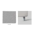 Lit double rembourré avec rangement en option fabriqué en Italie - Akira Viadurini