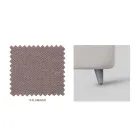 Lit double rembourré avec rangement en option fabriqué en Italie - Akira Viadurini