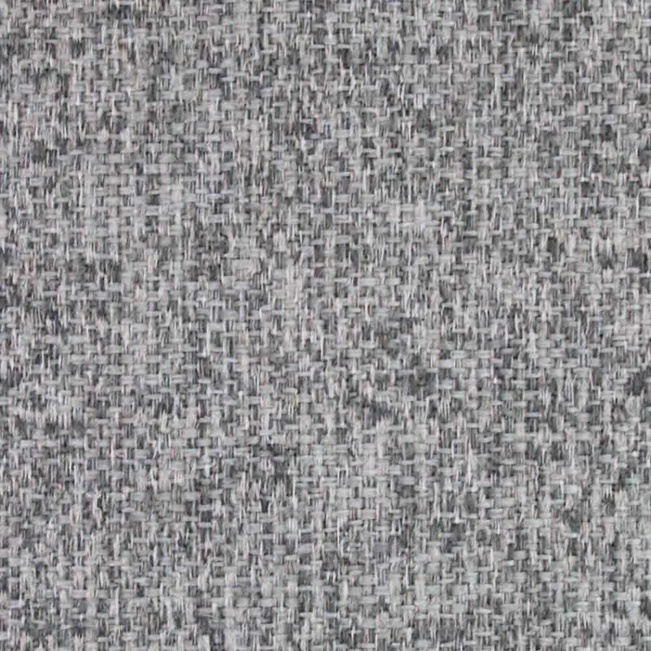 Lit double rembourré avec coffre en tissu fabriqué en Italie - Ciottolino Viadurini