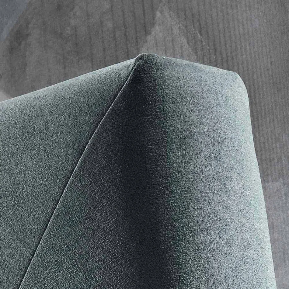 Lit double contemporain tapissé avec boîte pic 160x190 / 200cm Sun Viadurini