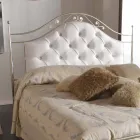 Rembourré à double main de lit en fer solide Gracie Viadurini