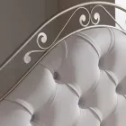 Rembourré à double main de lit en fer solide Gracie Viadurini