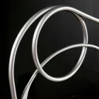 Lit double dans l&#39;artisanat de fer avec les jambes coniques Zoe Viadurini