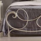 lit double en fer forgé avec Athena treble clef décoration Viadurini