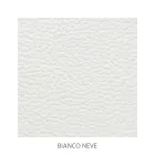 Lit double en fer et cuir véritable, 2 tables de chevet et matelas - Raisons Viadurini